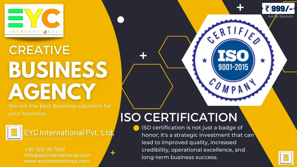 ISO Certification and Licenses