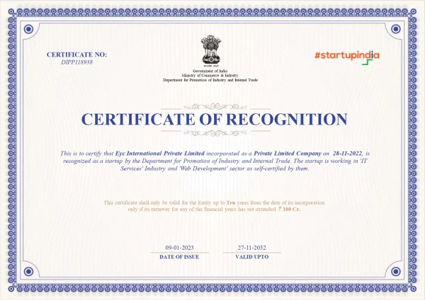 Startup India Registration