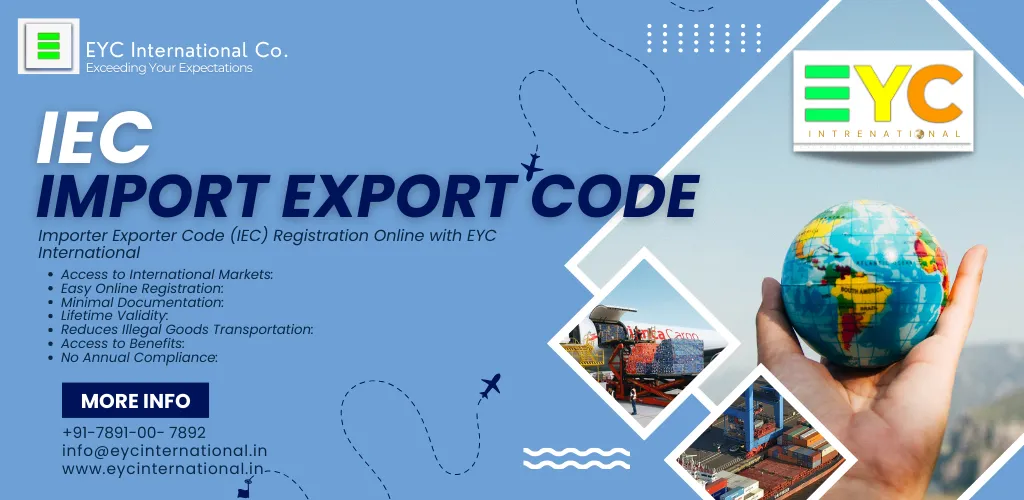 Importer Exporter Code (IEC) Registration Online with EYC International